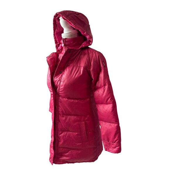 Appaman Burgundy Hooded Puffer Jacket Size 10 For Kids With Quilted Design & Zip - Picture 2 of 14